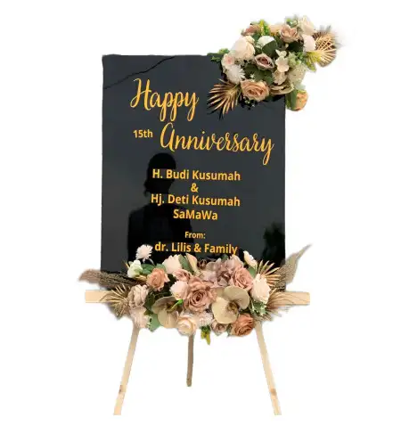 Papan Bunga Akrilik ambulu jember