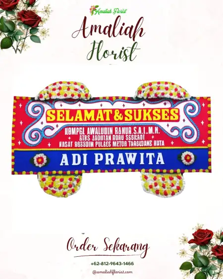 Papan Bunga Ucapan Selamat ambulu jember